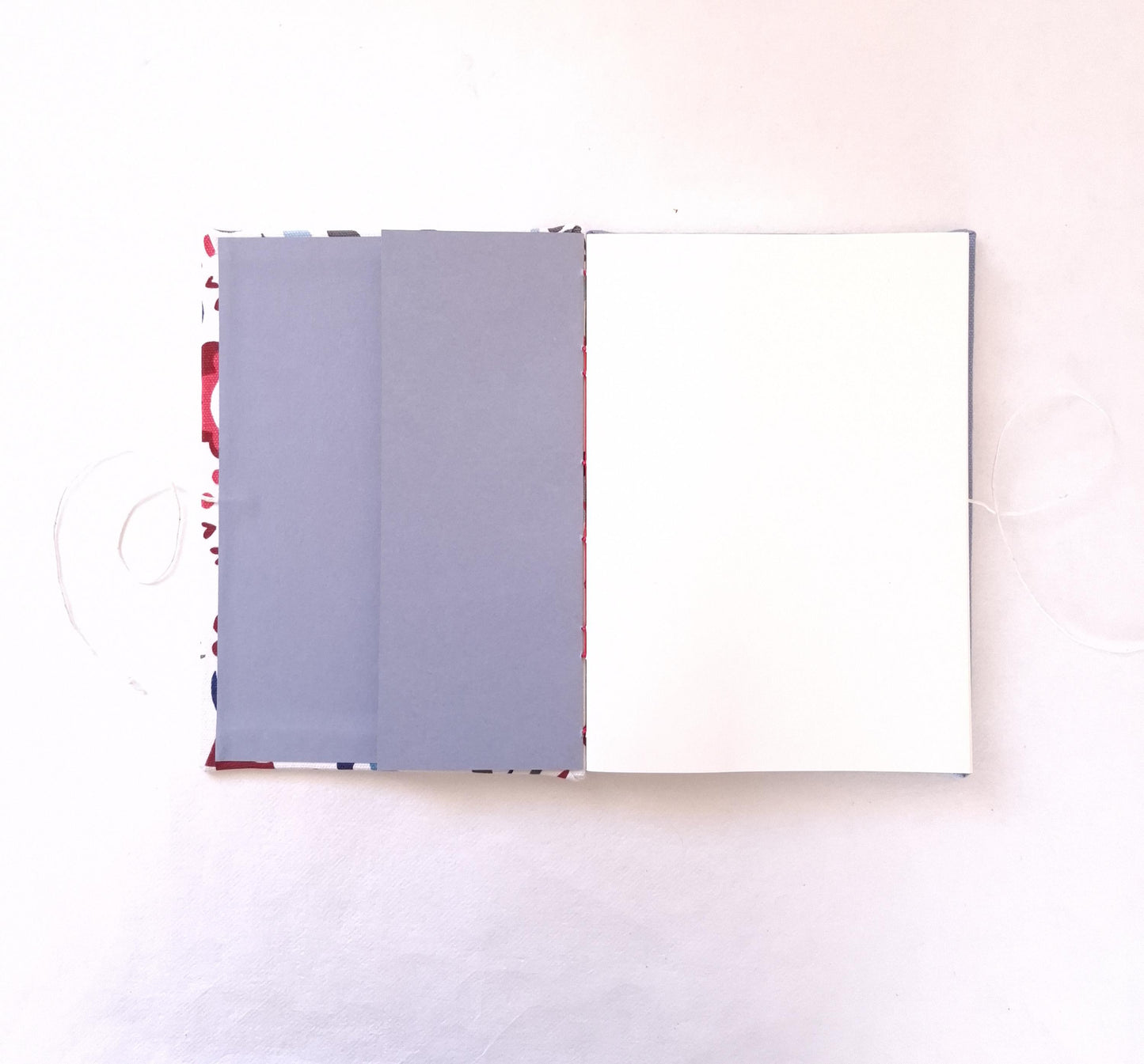 Taccuino A5 con pagine avorio foderato in tessuto floreale