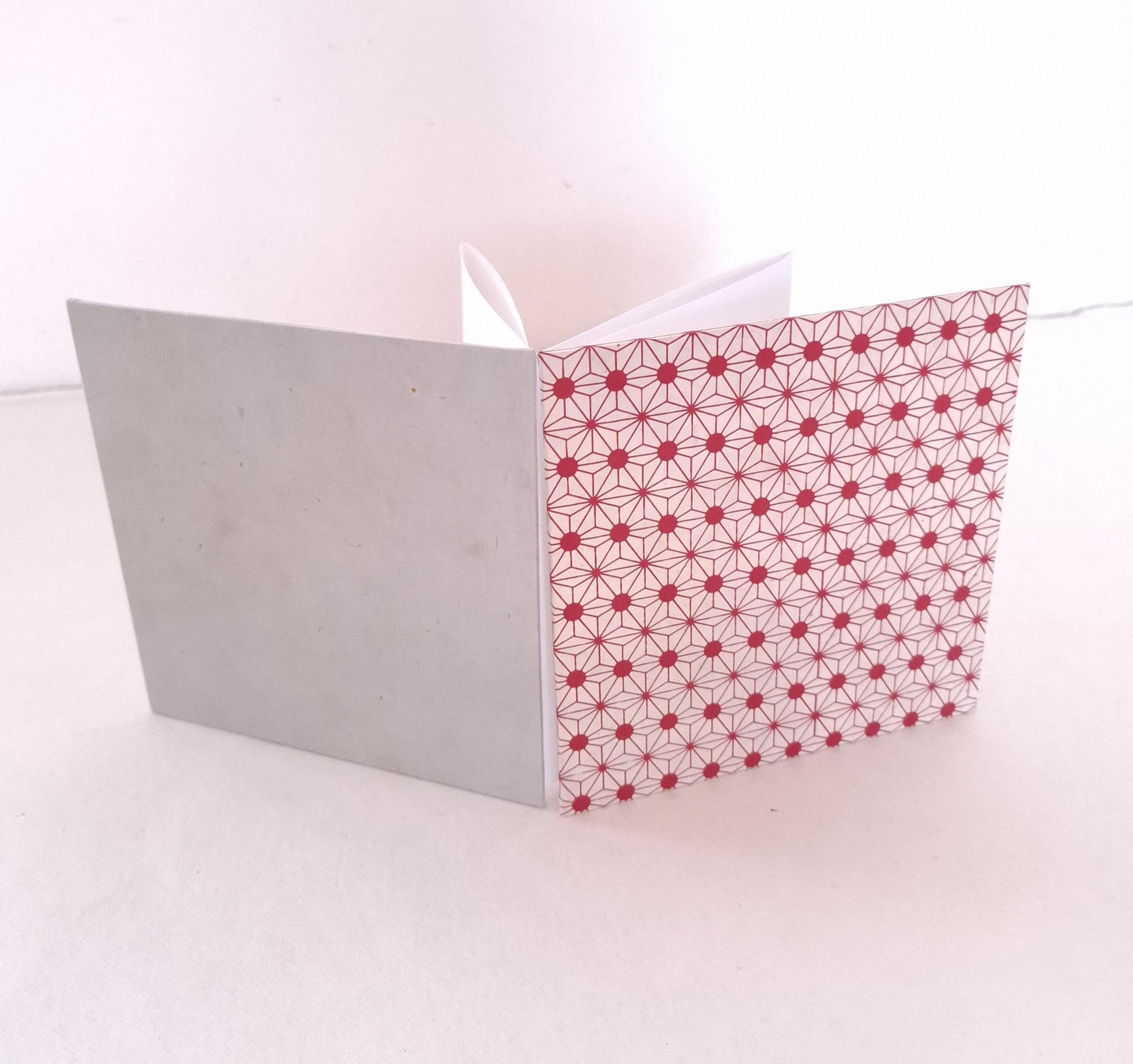 Mini album fotografico a fisarmonica con stelle Asanoha