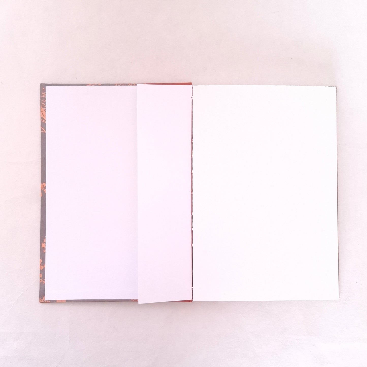 Carnet per acquerello grande in malva e oro rosa