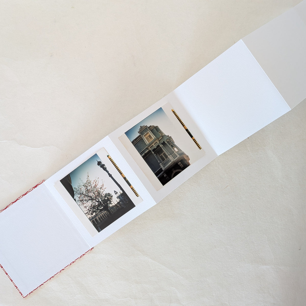 Mini album per istantanee con onde Seigaiha