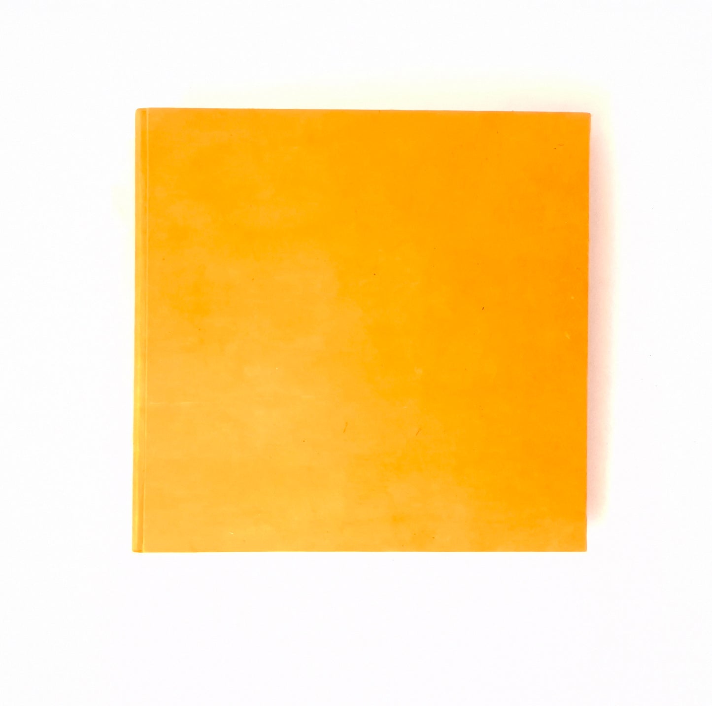 Album fotografico con acquerello di barchetta in arancio e verde acqua