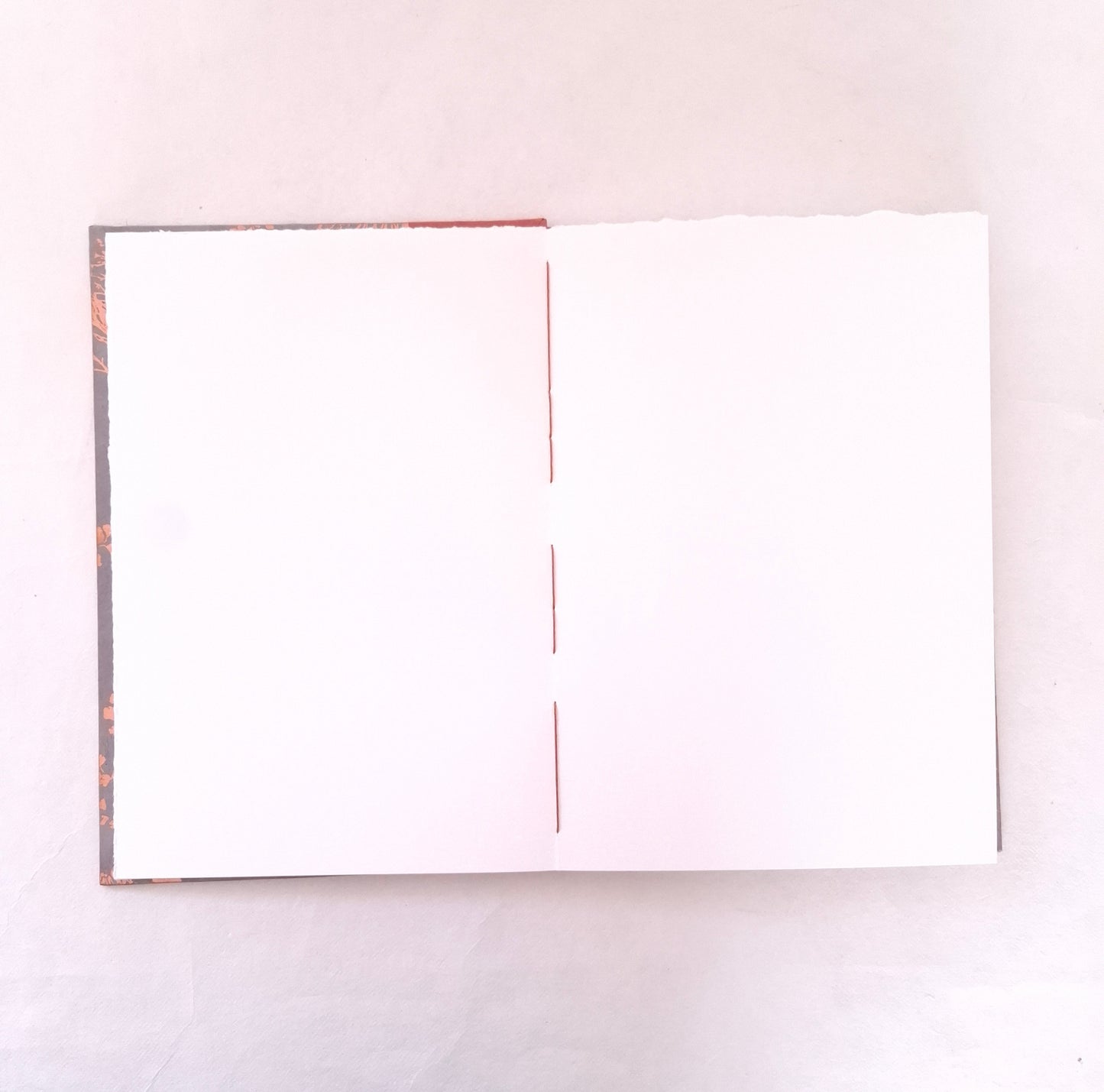 Carnet per acquerello grande in malva e oro rosa