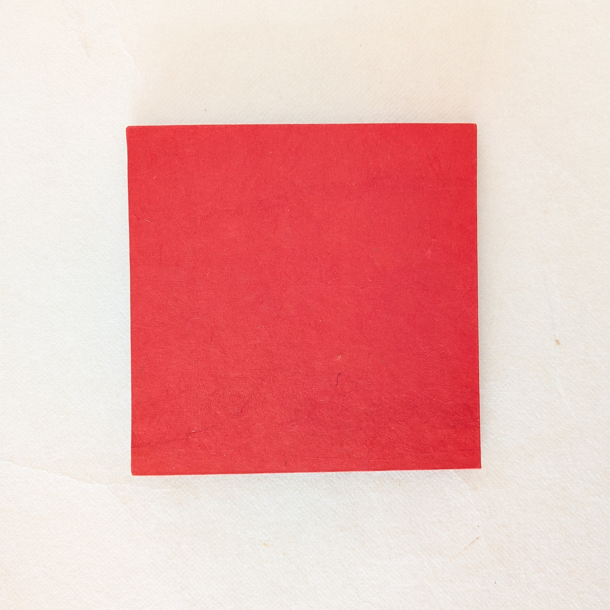 Mini album quadrato a Leporello con foglie in carta da zucchero
