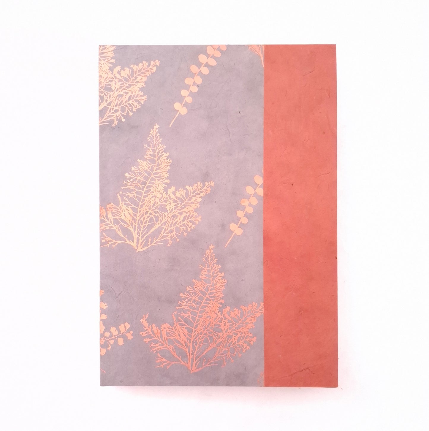 Carnet per acquerello grande in malva e oro rosa
