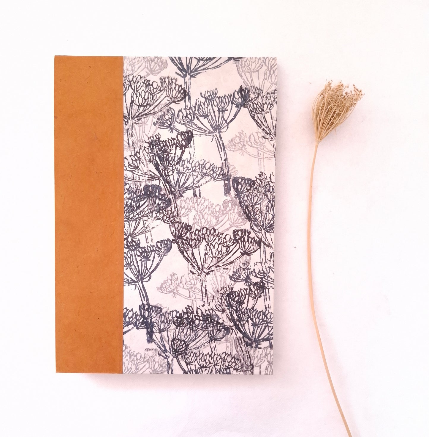 Diario grande per acquerello con fiori di Carota Selvatica
