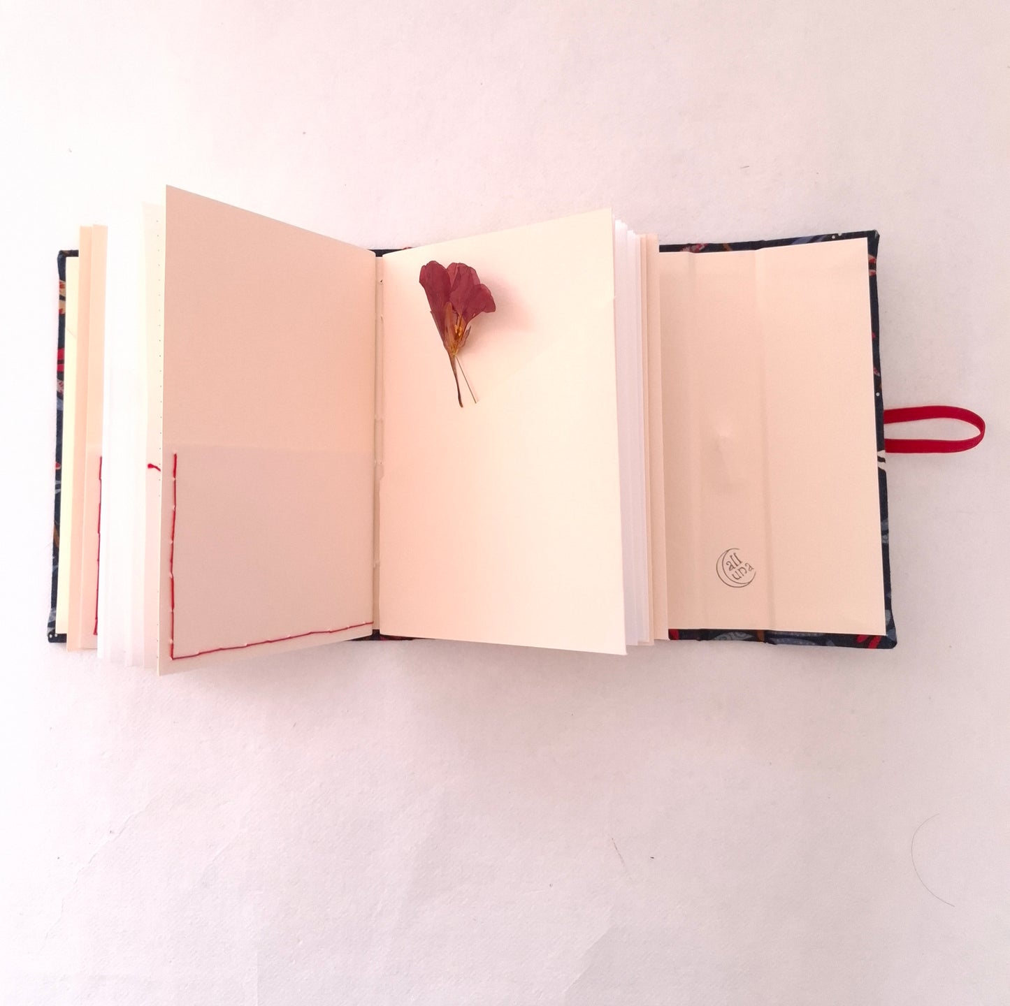 Diario di Viaggio in tessuto Giapponese con libellule
